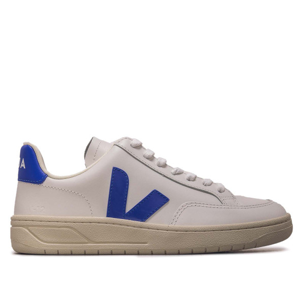 Damen Sneaker - V-12 Leather - Extra White / Paros Blue