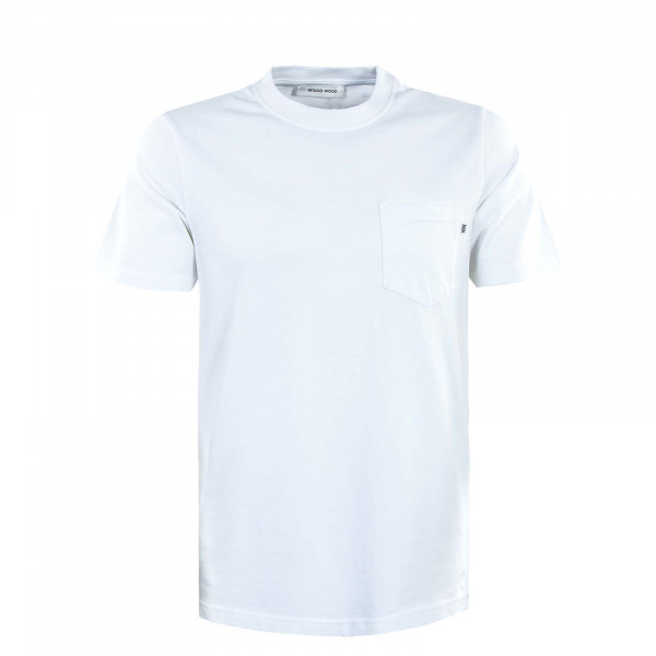 Herren T-Shirt - Bobby Pocket - White