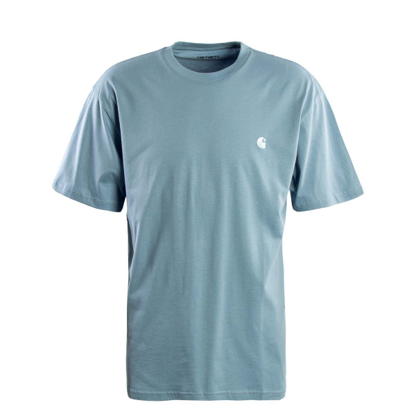 Herren T-Shirt - Madison - Frosted Blue / White