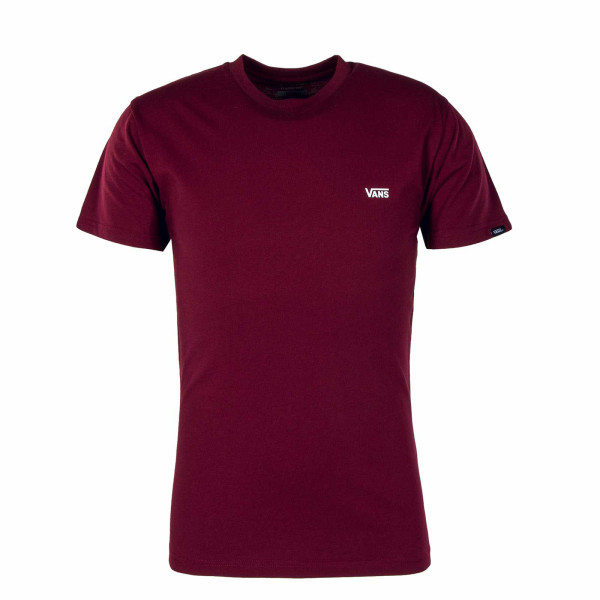 Herren T-Shirt - Left Chest Logo - Burgundy