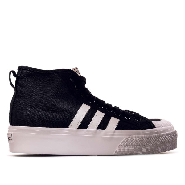 Damen Sneaker - Nizza Platform Mid - Black / White