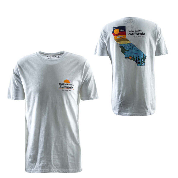 Herren T-Shirt - State Pride California - White