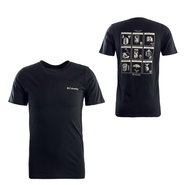 Herren T-Shirt - Rapid Ridge Back Graphic II - Black
