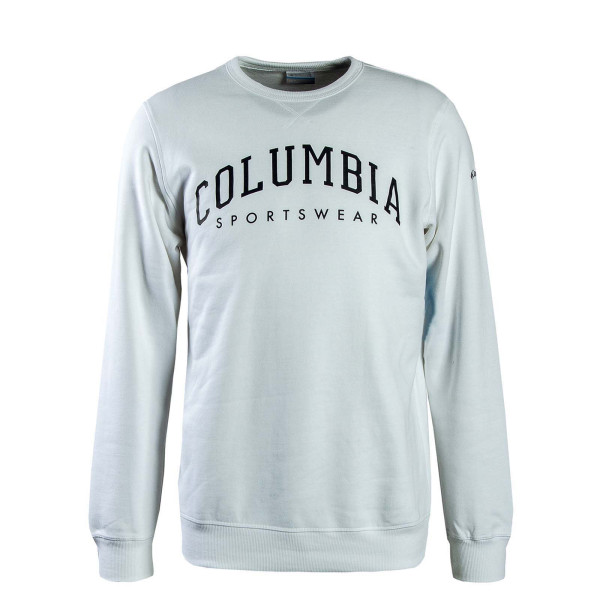 Herren Sweatshirt - Columbia Logo Fleece - White