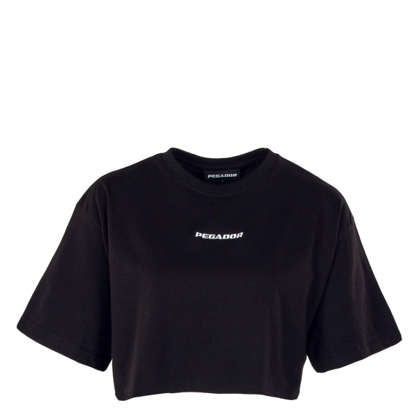 Damen T-Shirt - Layla Oversized Cropped - Black