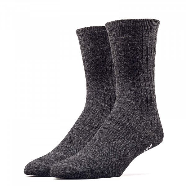 Socken - Nathan Wool Socks - Charcoal Melange