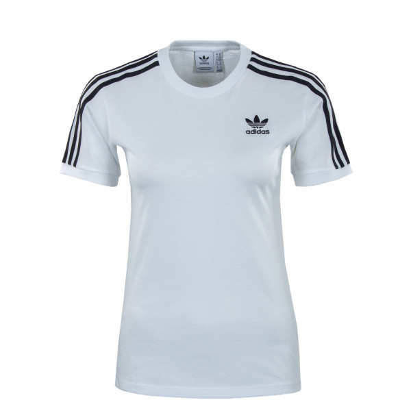 Damen T-Shirt - 3 Stripes - White