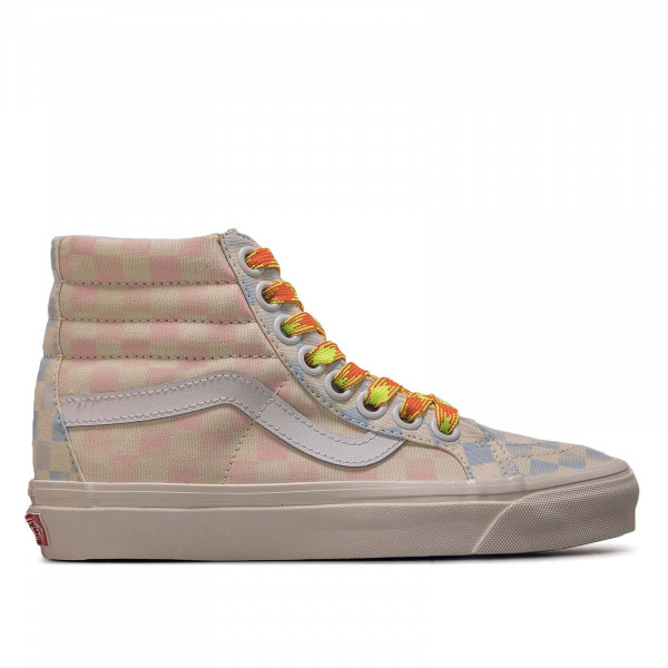 Damen Sneaker - SK8-Hi DX Anaheim OgWash Checkerboard - Pink / White / Blue