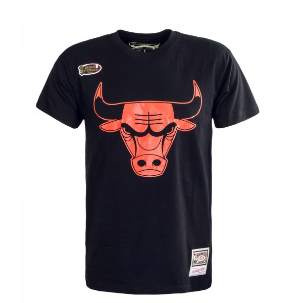 Herren T-Shirt - Neon Logo Chicago Bulls - Black