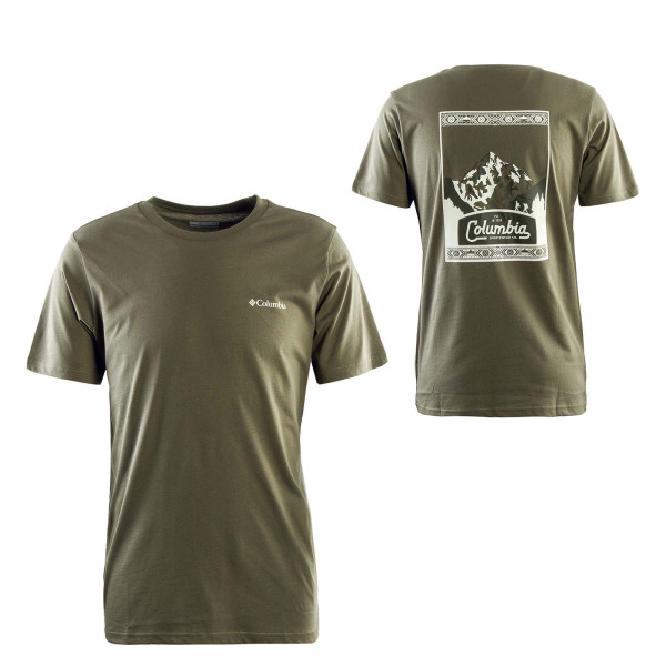 Herren T-Shirt - Seasonal Logo - Stone Green