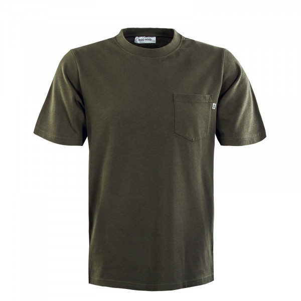 Herren T-Shirt - Bobby Pocket - Olive