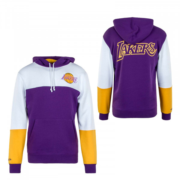 Herren Hoody - NBA Fusion Fleece 2.0 LA Lakers - Purple / White
