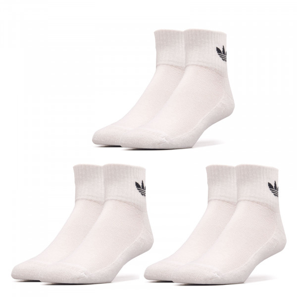 Socken 3er Pack - Mid Ankle - White