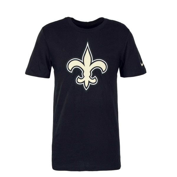 Herren T-Shirt - NFL New Orleans Saints Logo - Black