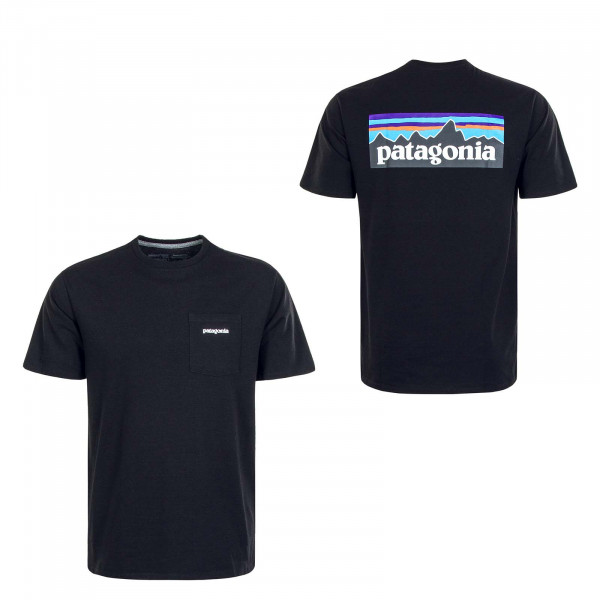 Herren T-Shirt - Logo Pocket - Black