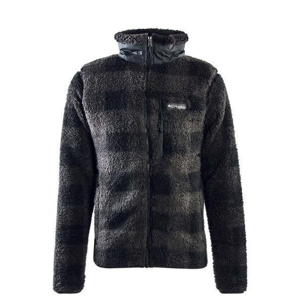 Herren Jacke - Winter Pass Print Fleece Full Zip - Black