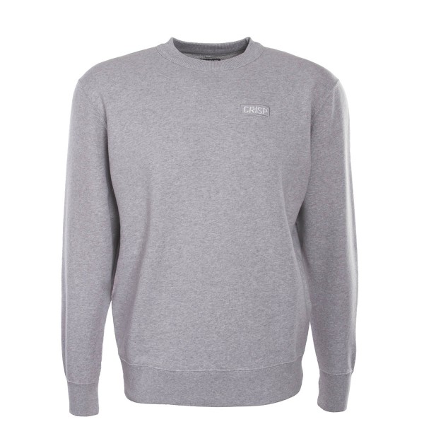 Herren Sweatshirt - Crisp Embroidery - Grey