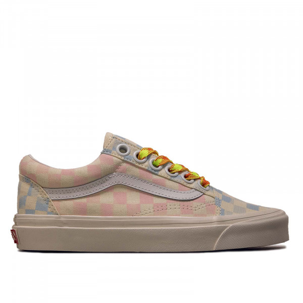 Damen Sneaker - Old Skool 36 DX Anaheim Og Wash Check - Pink / White / Blue