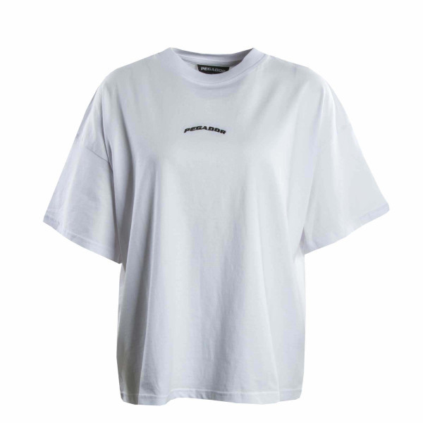 Damen T-Shirt - Thames Heavy Oversized - White