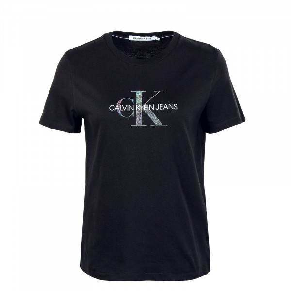 Damen T-Shirt - Reflective Monogram Tee - Black