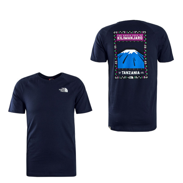 Herren T-Shirt - Summit - Navy / Purple / Cact