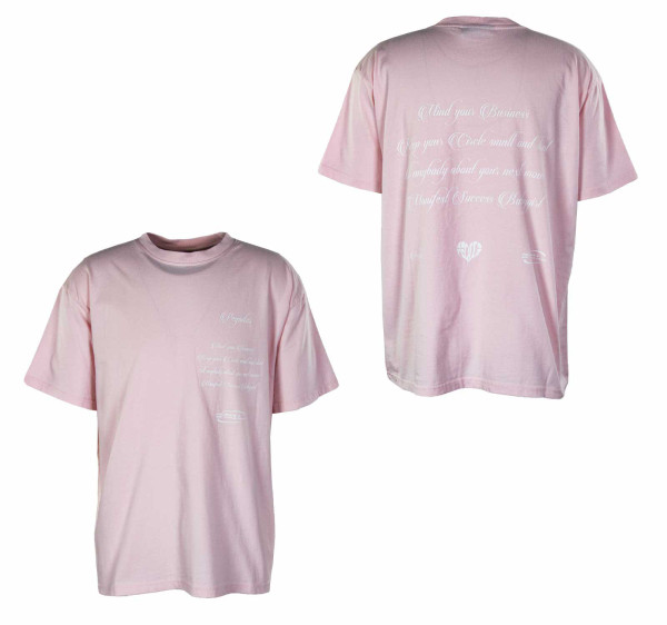 Herren T-Shirt - Cutler Bay Oversized - Washed Flamingo