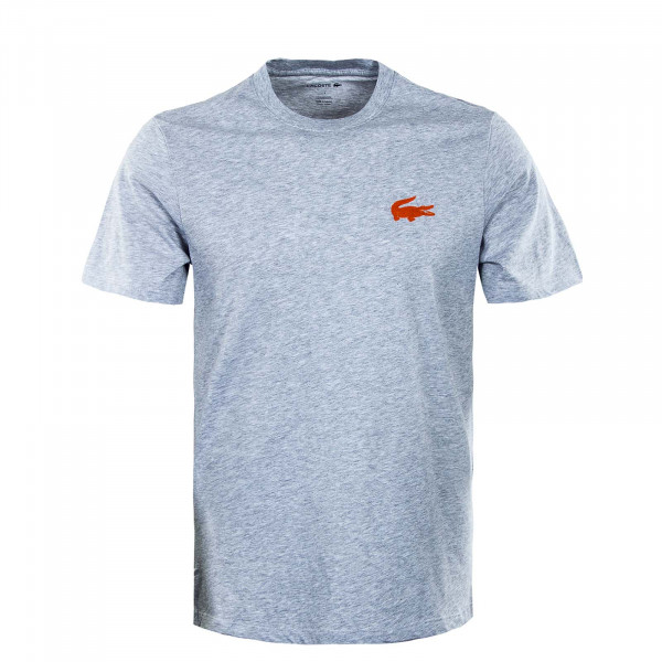 Herren T-Shirt - TH9910 Silver Chine - Grey / Orange