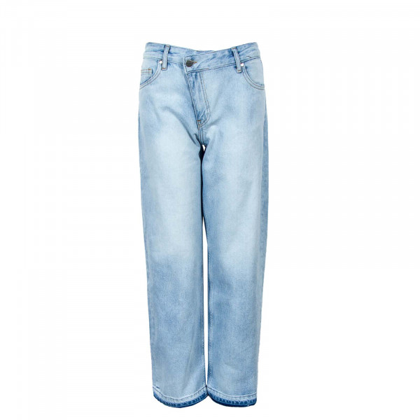 Damen Jeans - Shaw Asymmetrical Wide - Light Blue