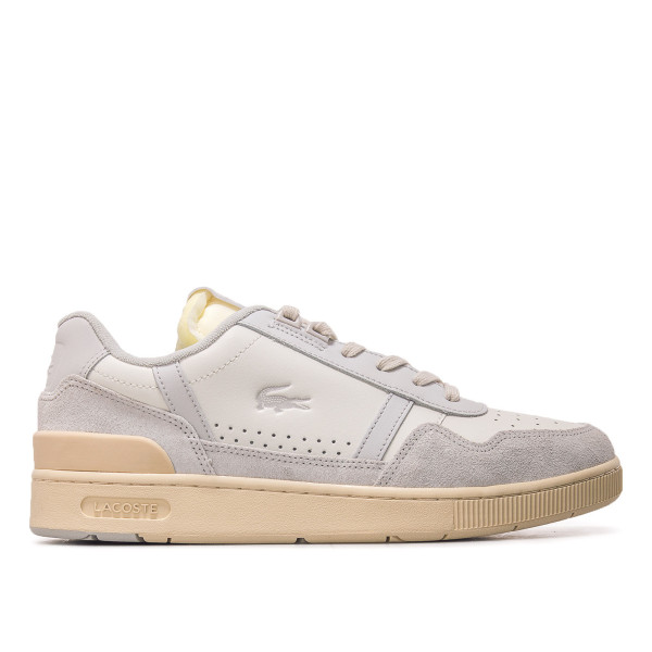 Herren Sneaker - T-Clip Leather Tonal Off - White / Grey
